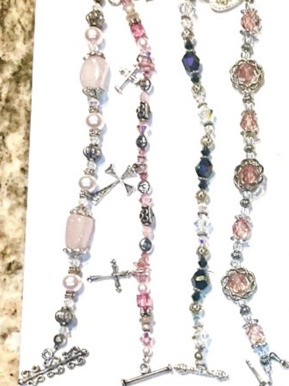 Wholesale Jewelry: 4 Custom Bracelets-Swarovski, Crystals, Gems, Silver,more NWT - Picture 5 of 5